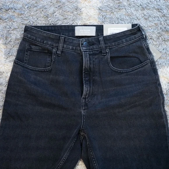 Everlane Charcoal Wash Cheeky Jeans - Picture 2 of 6